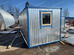 Фото Блок-контейнер Металлический БК-02 ПВХ 6х2.4 с тамбуром (АРЕНДА 1МЕС) №4