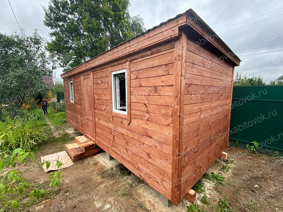 Фото Дачная бытовка-распашонка с двумя комнатами 6 м №3