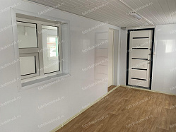 Фото Блок-контейнер БК-06 ПВХ панели 6х2.4 офис с двумя комнатами (АРЕНДА 1МЕС) №4
