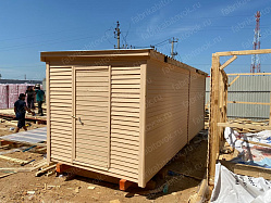 Фото Дачная Бытовка утепленная с двумя отдельными помещениями 6 м №3
